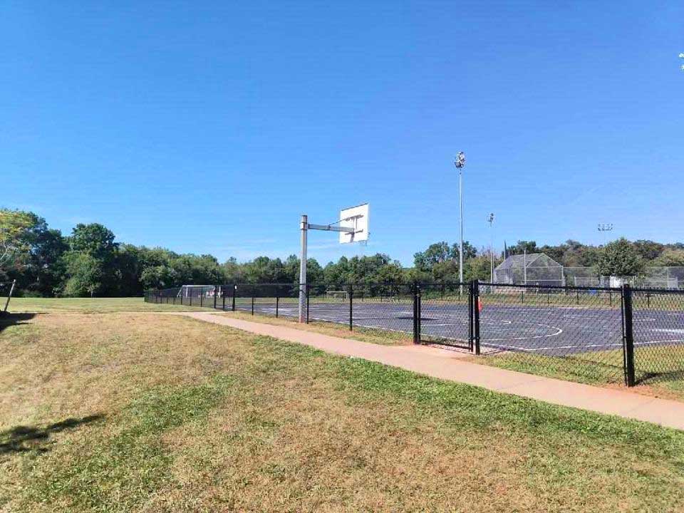 basketball court fence