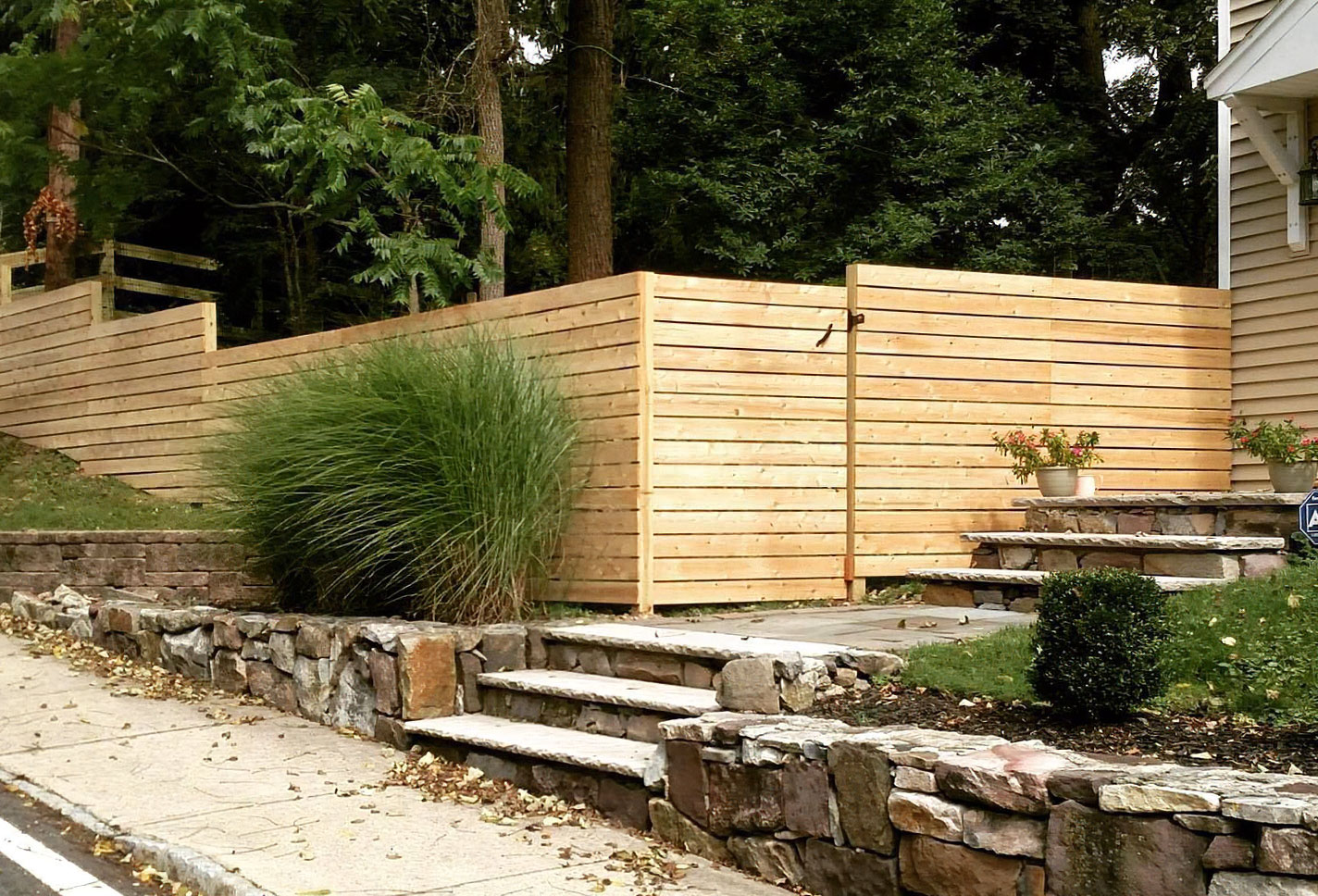 horizontal board fence new jersey