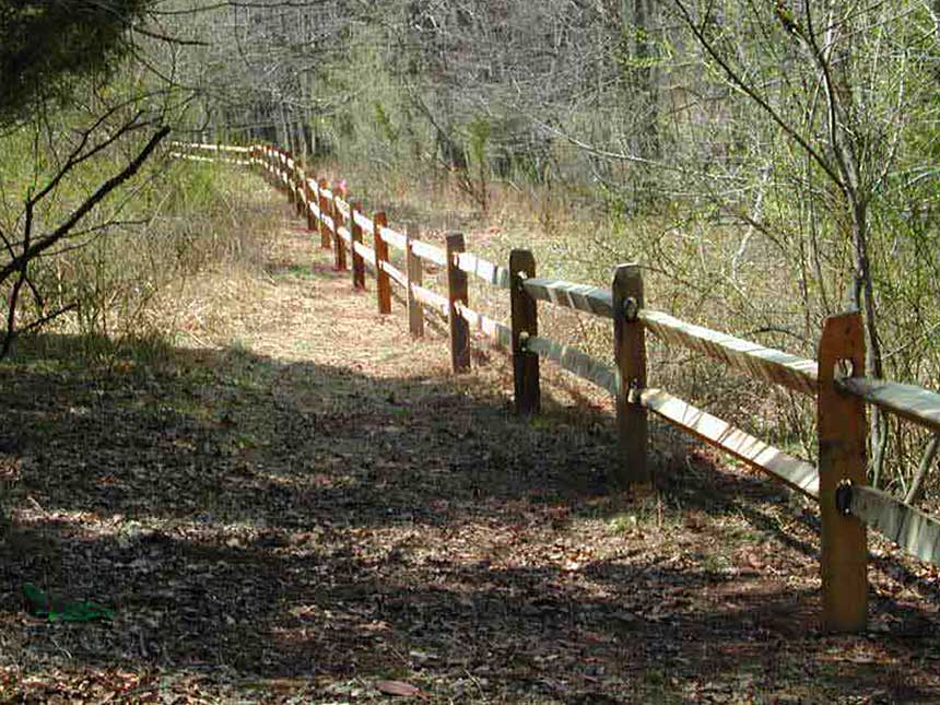 Property Rail Fence