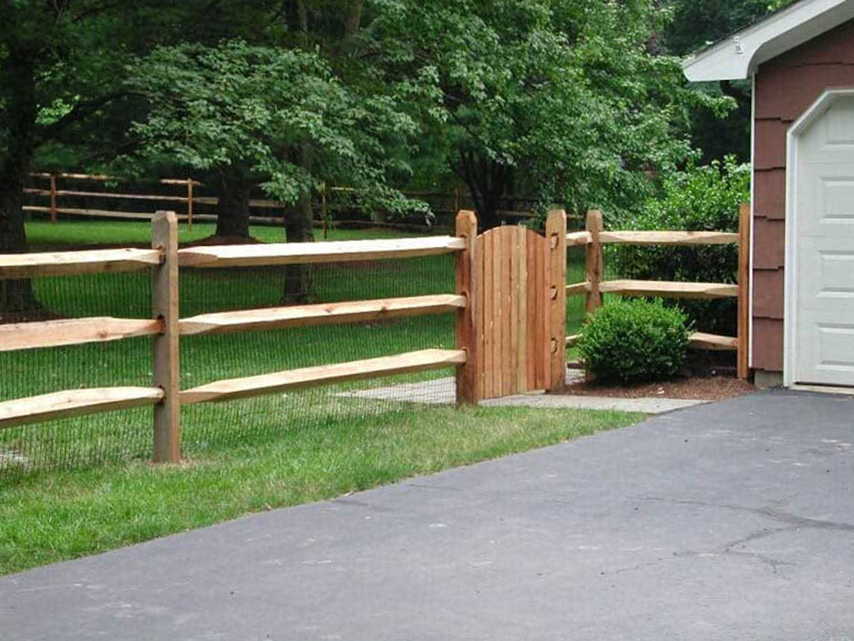 Rail Fence with a Gate