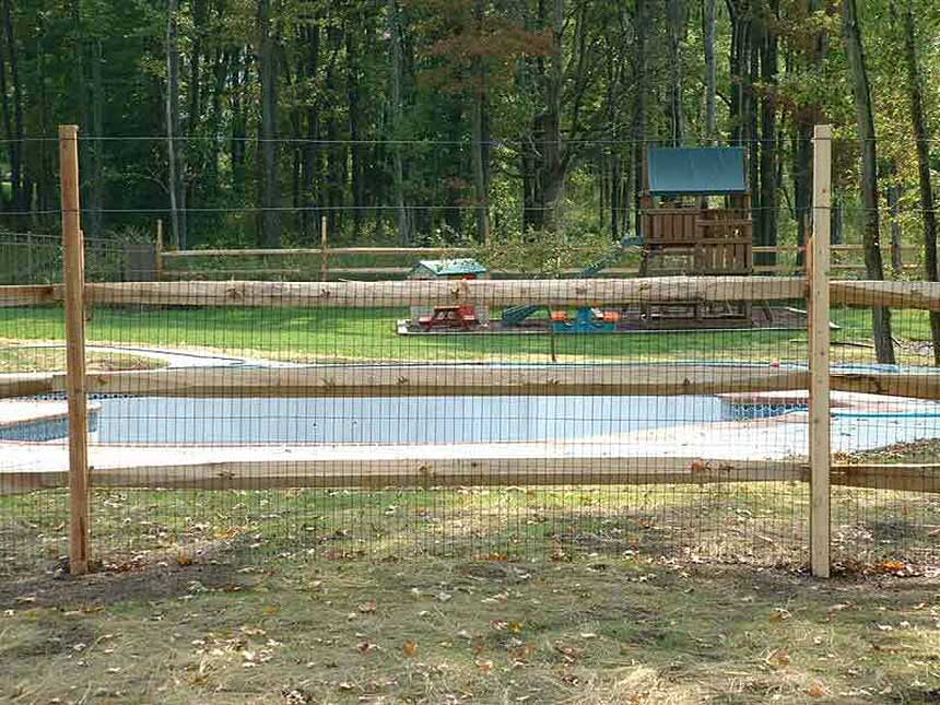 Pool Wire Rail Fencing