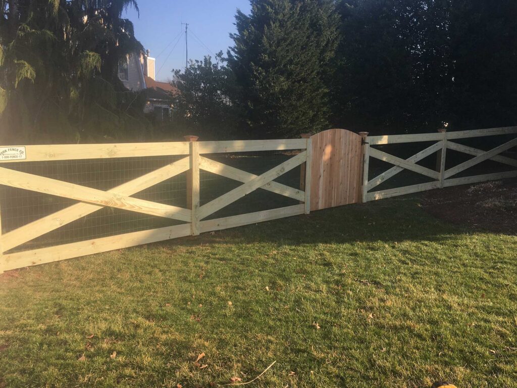 CROSS BUCK wood fence