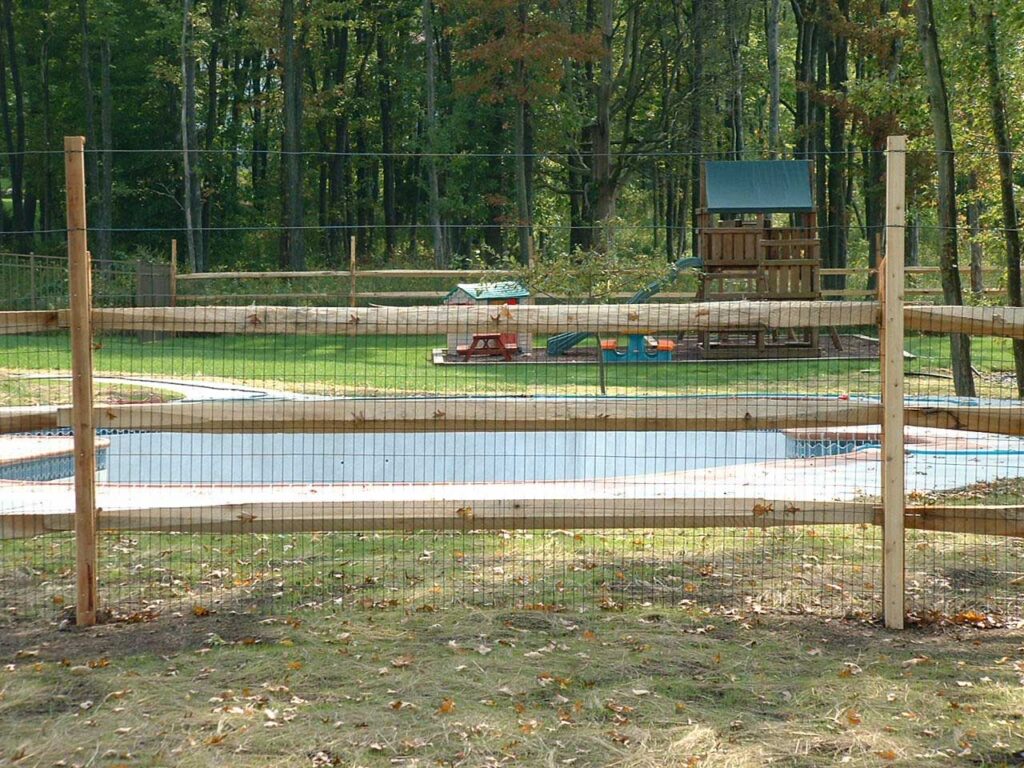 deer fence extension rail