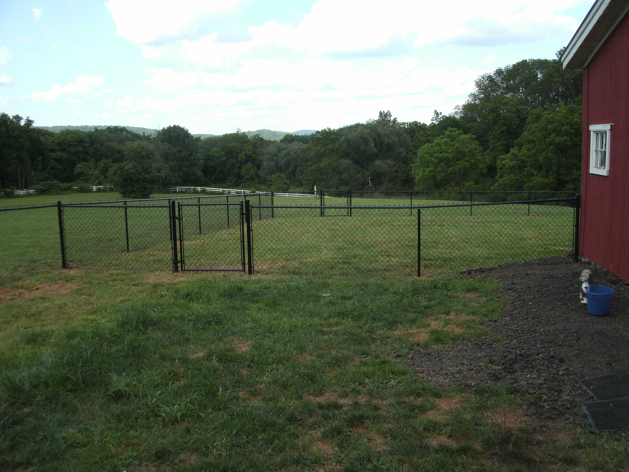 2 inch chain link mesh yard fence
