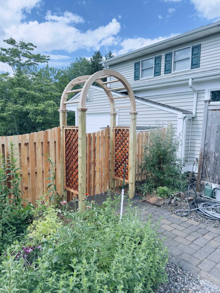 Arched Cedar Arbor