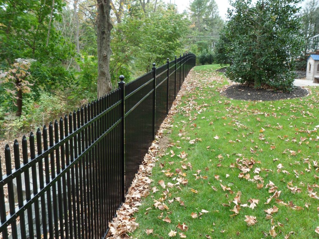 extra picket aluminum fence