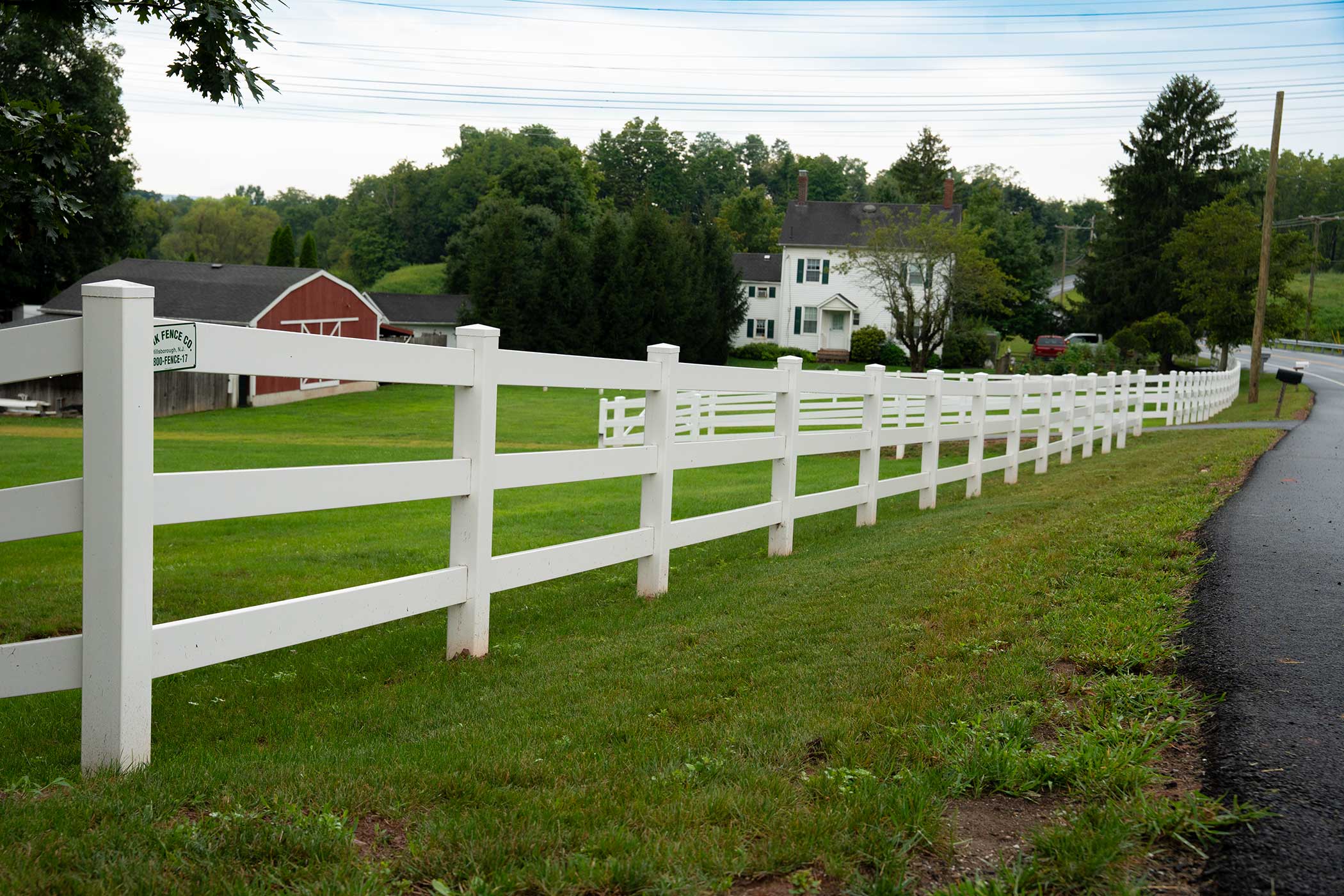 rail pvc fence