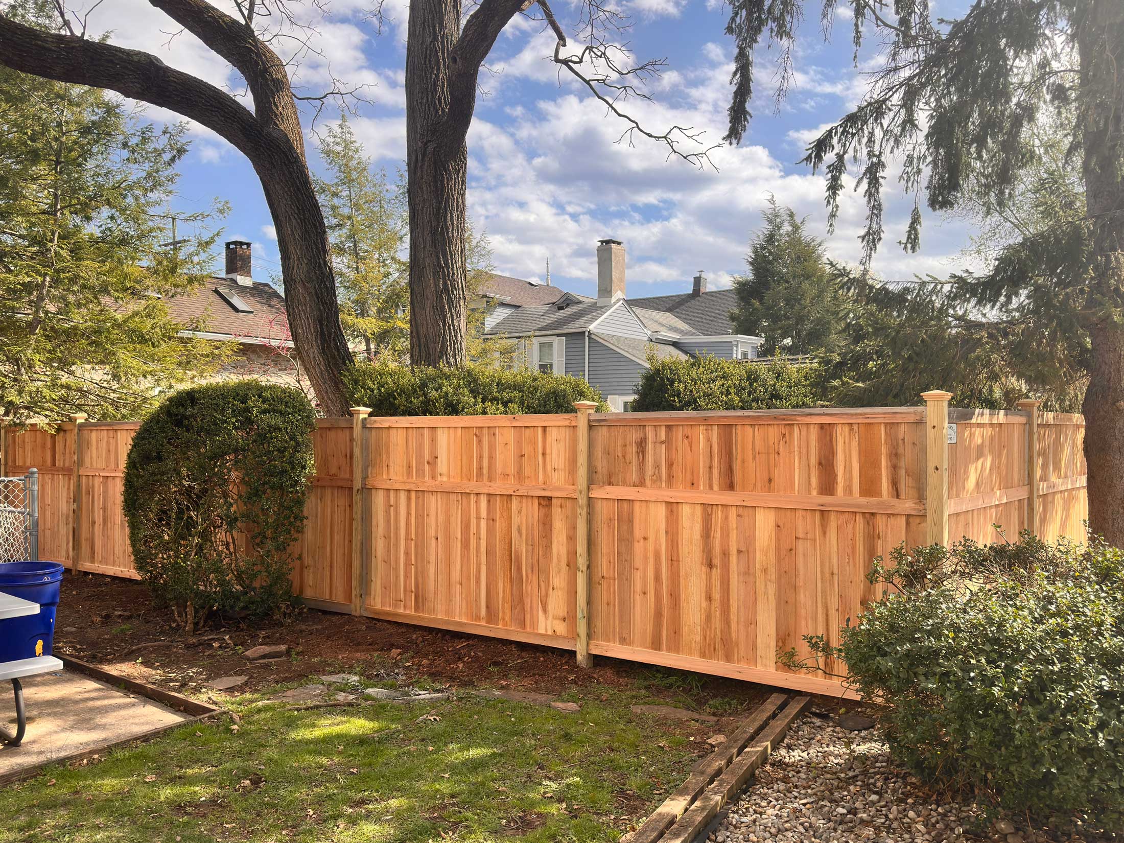 tongue and groove board fence